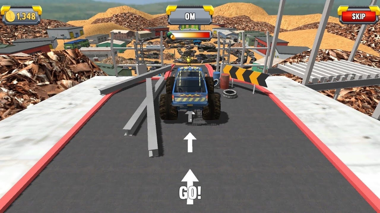 Monster Truck Ramp Jump Goes INSANE | Monster Truck Extreme Ramp Jump Gameplay