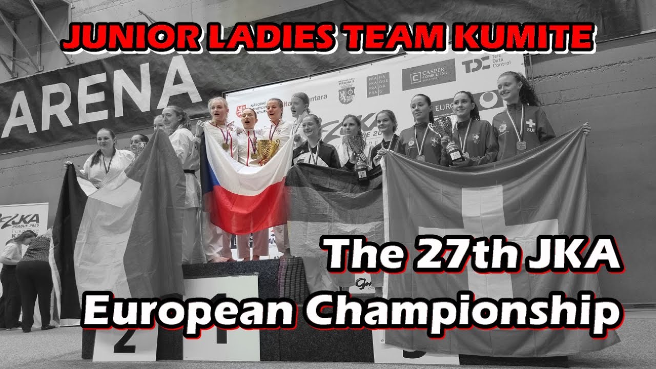 The 27th JKA European Championship - Junior Ladies Team Kumite Finals