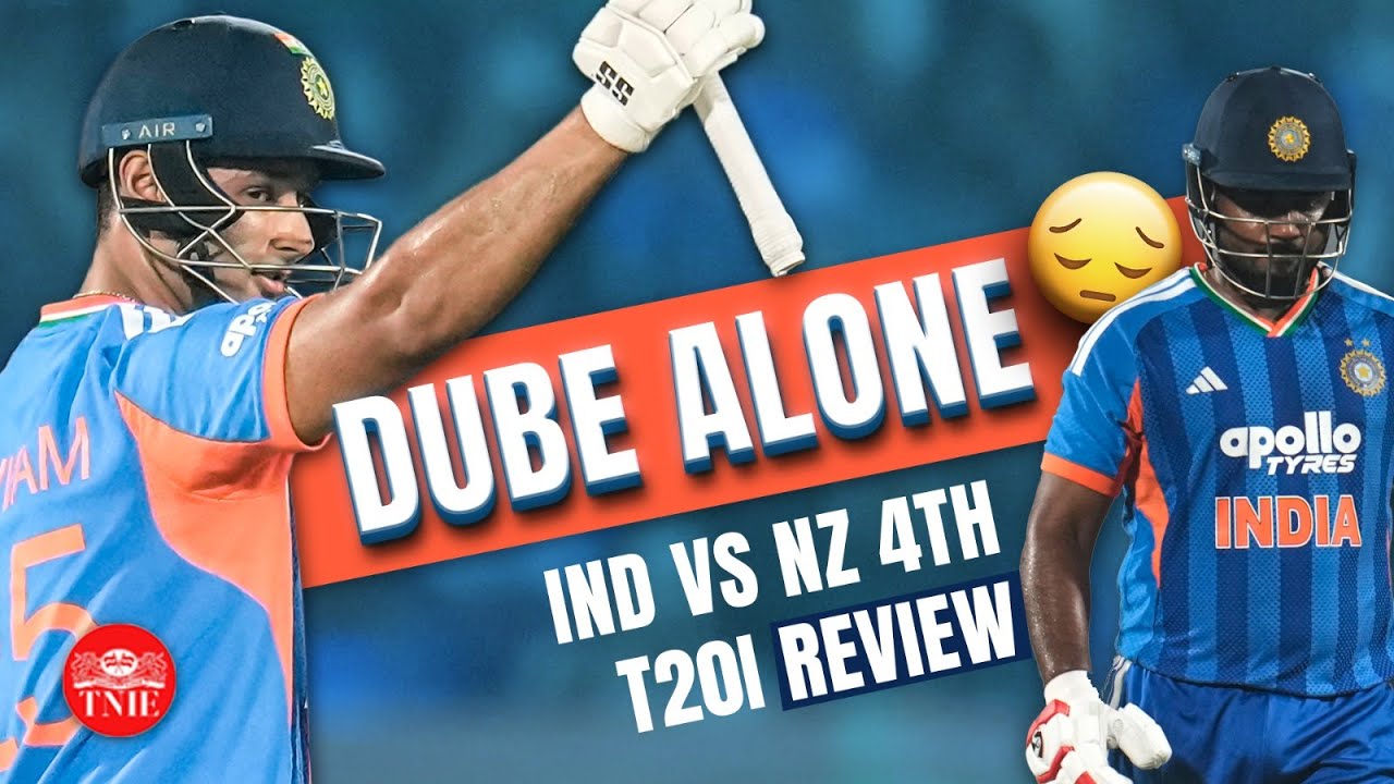 Dube Heroics in Vain as New Zealand Beat India | 4th T20I Analysis | Fours & Sixes