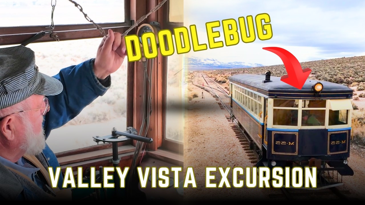 Nevada Northern Railway DOODLEBUG Excursion! - Valley Vista