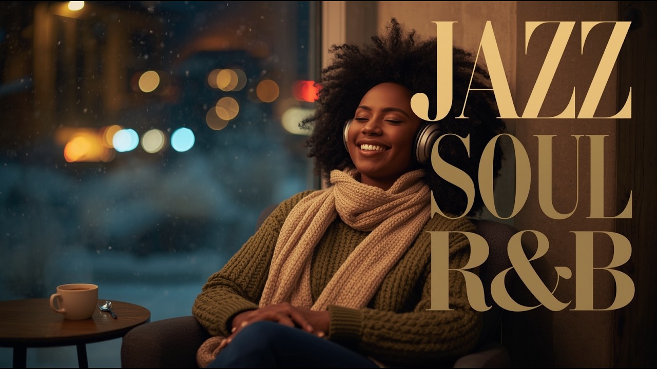 Winter Golden Glow Nights 🎶 Smooth Soul R&B Lounge  #1146 #JazzLounge