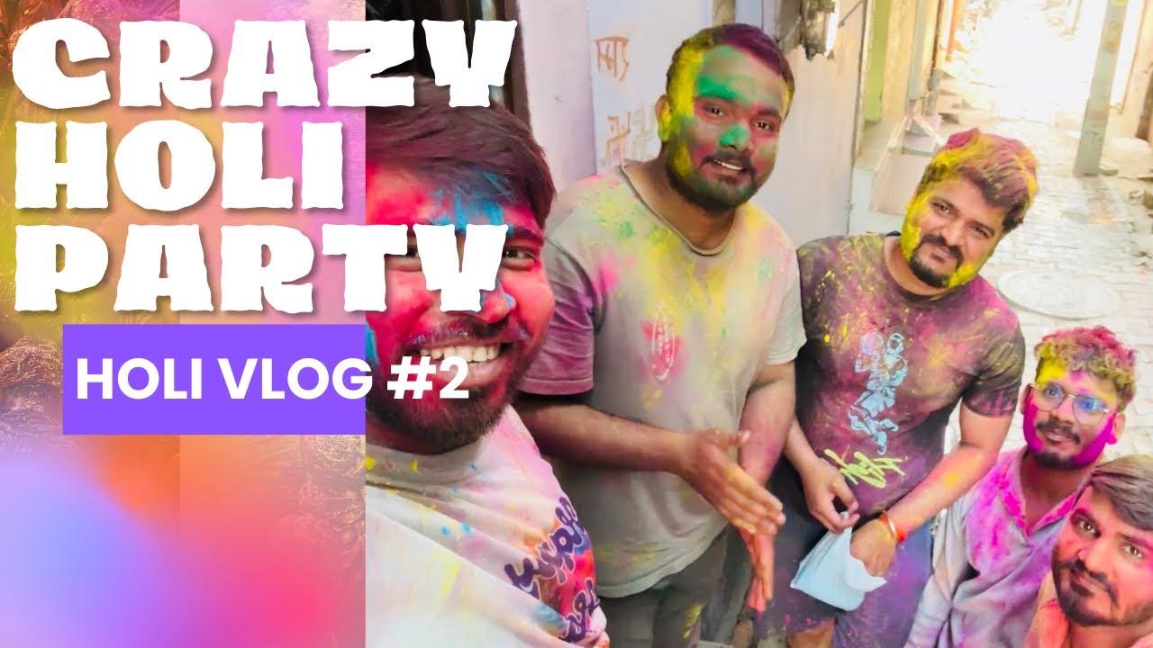 Holi ki masti dosto ke sath (Full holi vlog) watch till the end🤣😆