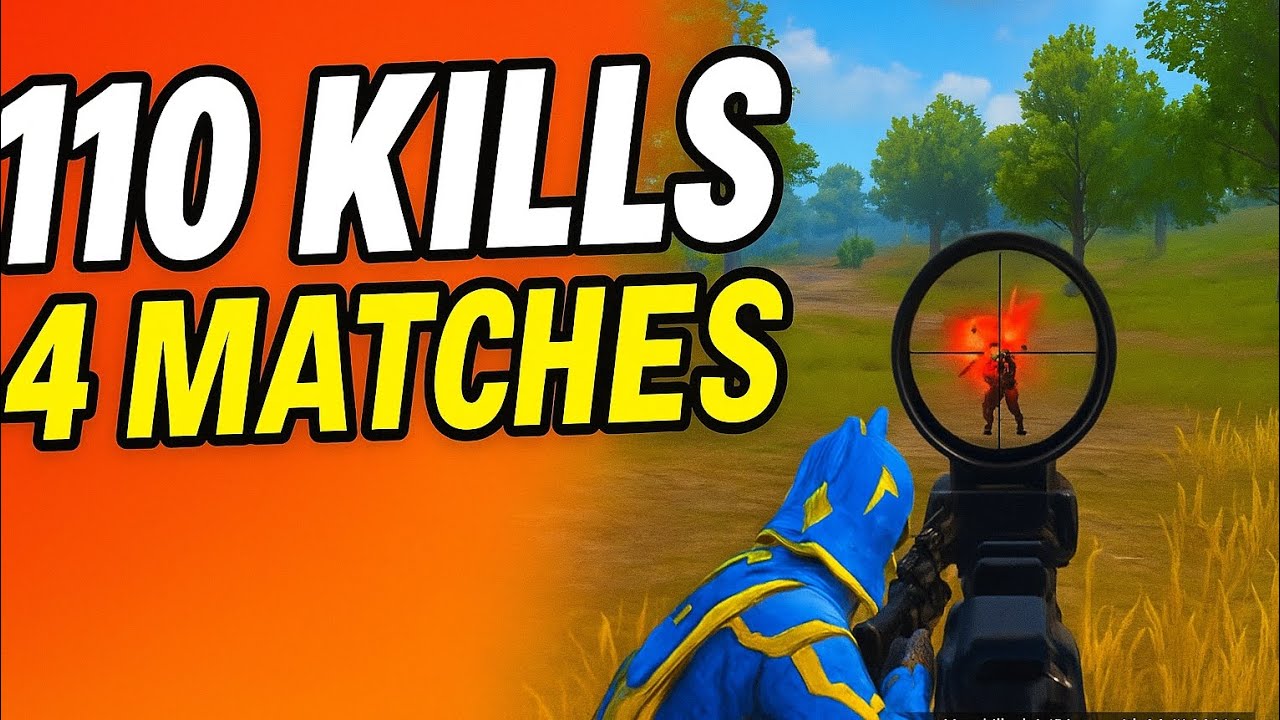 ⚡ 110 Kills in 4 Matches – Insane PUBG Mobile Domination! ⚡