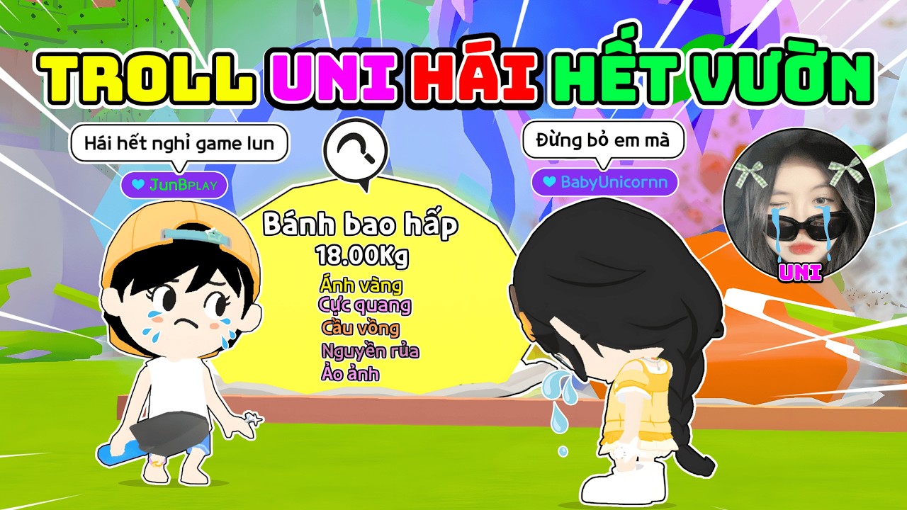 Play Together | Mình Thử Hái Hết Trái Hiếm Khổng Lồ Troll Uni Ở Nông Trại Và Cái Kết