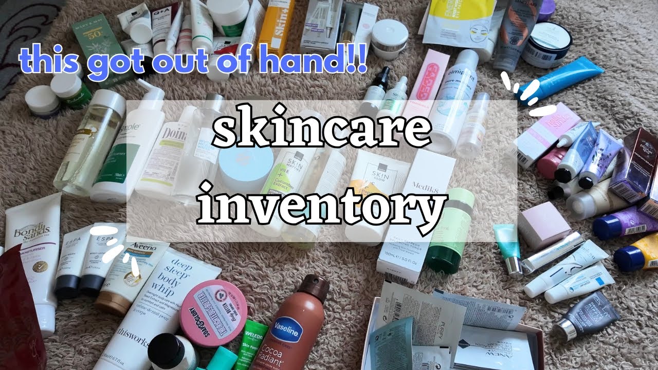 Skincare Inventory January 2026 🫣70+ products!!!