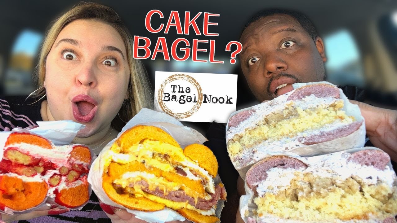 We Tried this VIRAL TikTok Bagel Spot | The Bagel Nook