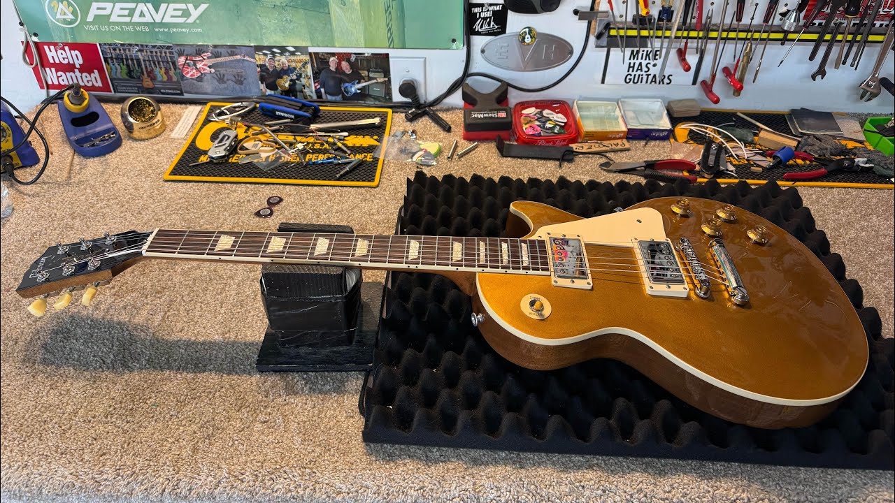 Замена звукоснимателей Suhr Doug Aldrich на Gibson Les Paul Standard!!