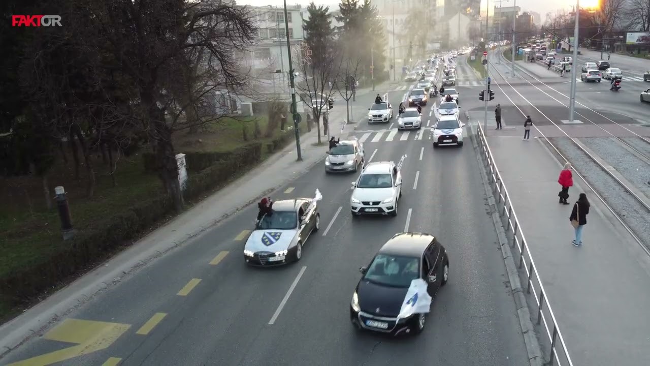 Svečani defile na ulicama Sarajeva povodom Dana nezavisnosti, 01.03.2026