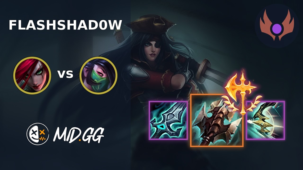 MID.GG: [ FlashShad0w ] Katarina MID vs Akali | EUW MASTER | LOL Season 2026