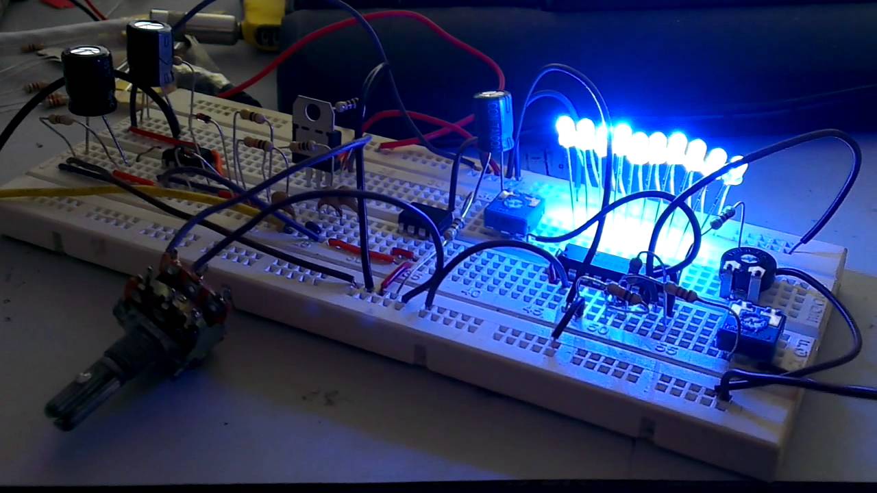 LM3916 VU METER FIRST TEST