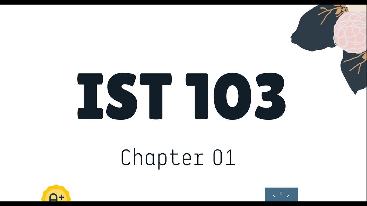 Lecture 01 IST 103 Ktech || المحاضرة الاولى كورس اساسيات الشبكات