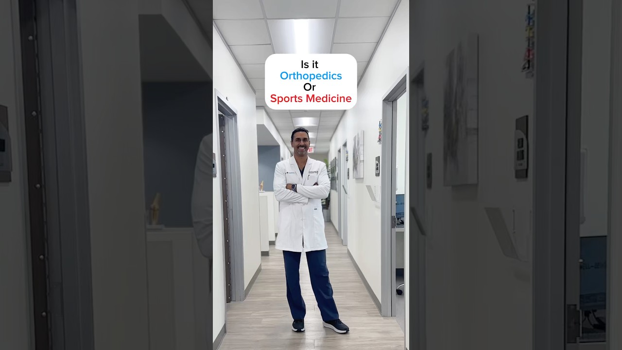 Is it Orthopedic or Sports Medicine? 🤔With Orthopedic Surgeon Dr. Karthik Jonna