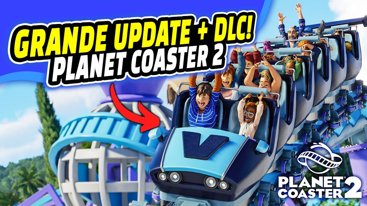 🎡 TUDO SOBRE o PRIMEIRO GRANDE UPDATE e a DLC SURPRESA no PLANET COASTER 2! 🎢🌟