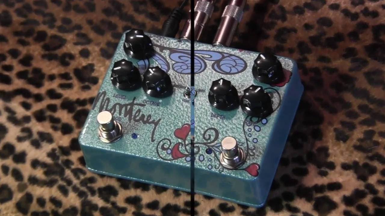Keeley MONTEREY Vibe + Wah + Rotary + Fuzz + Octave pedal demo with Kingbee Tele
