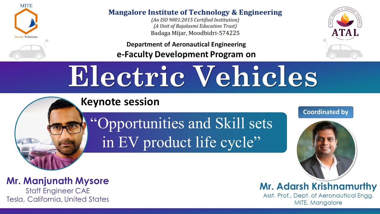 Day 1_Keynote Session on Electric Vehicles_Manjunath Mysore, Tesla