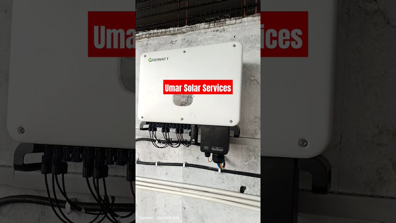 60kw Growatt inverter installation by Umar Solar Services
