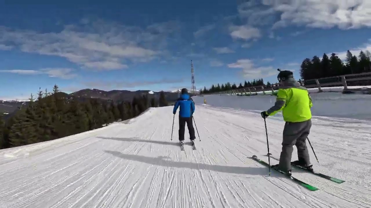 Skiing in Tarvisio, Italy