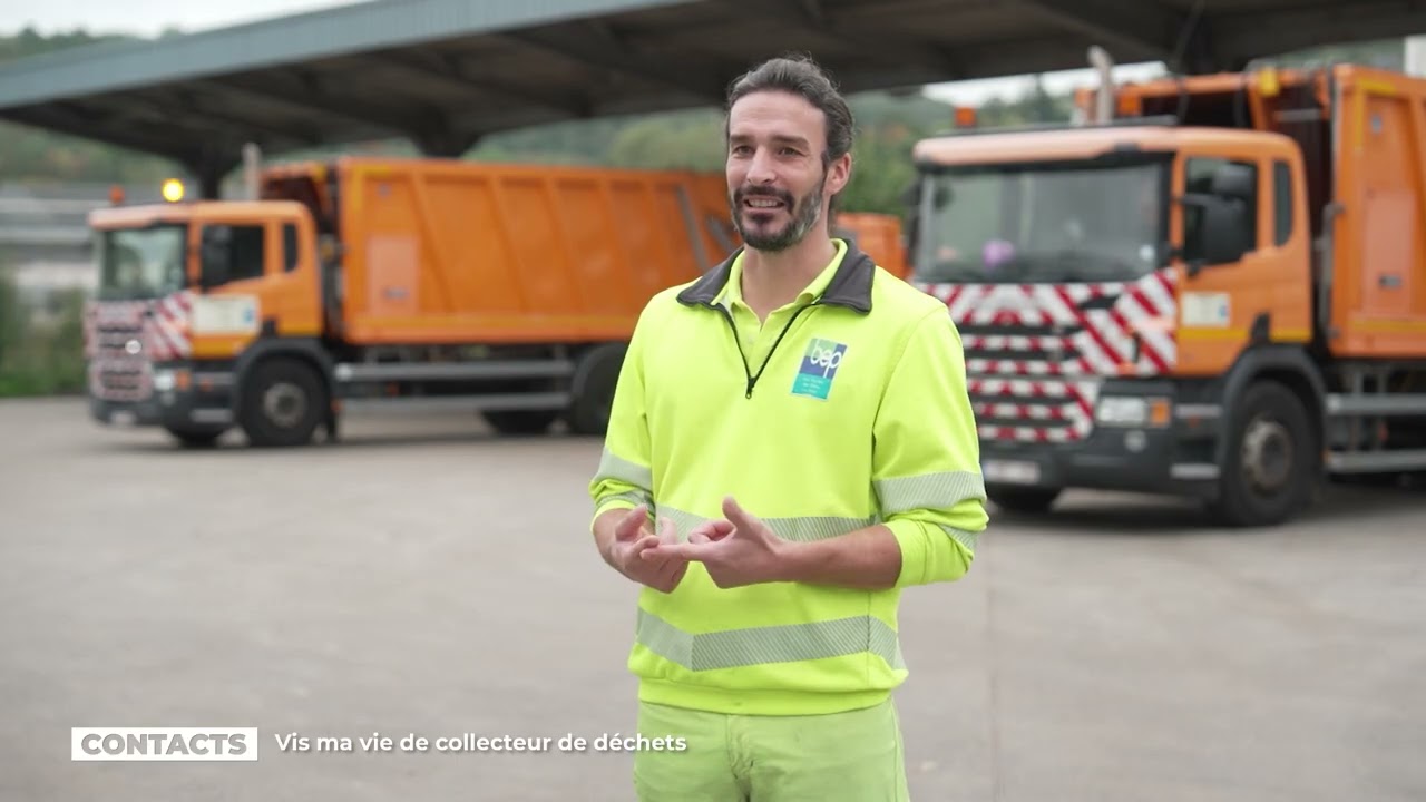 Contacts : vis ma vie de collecteur de déchets