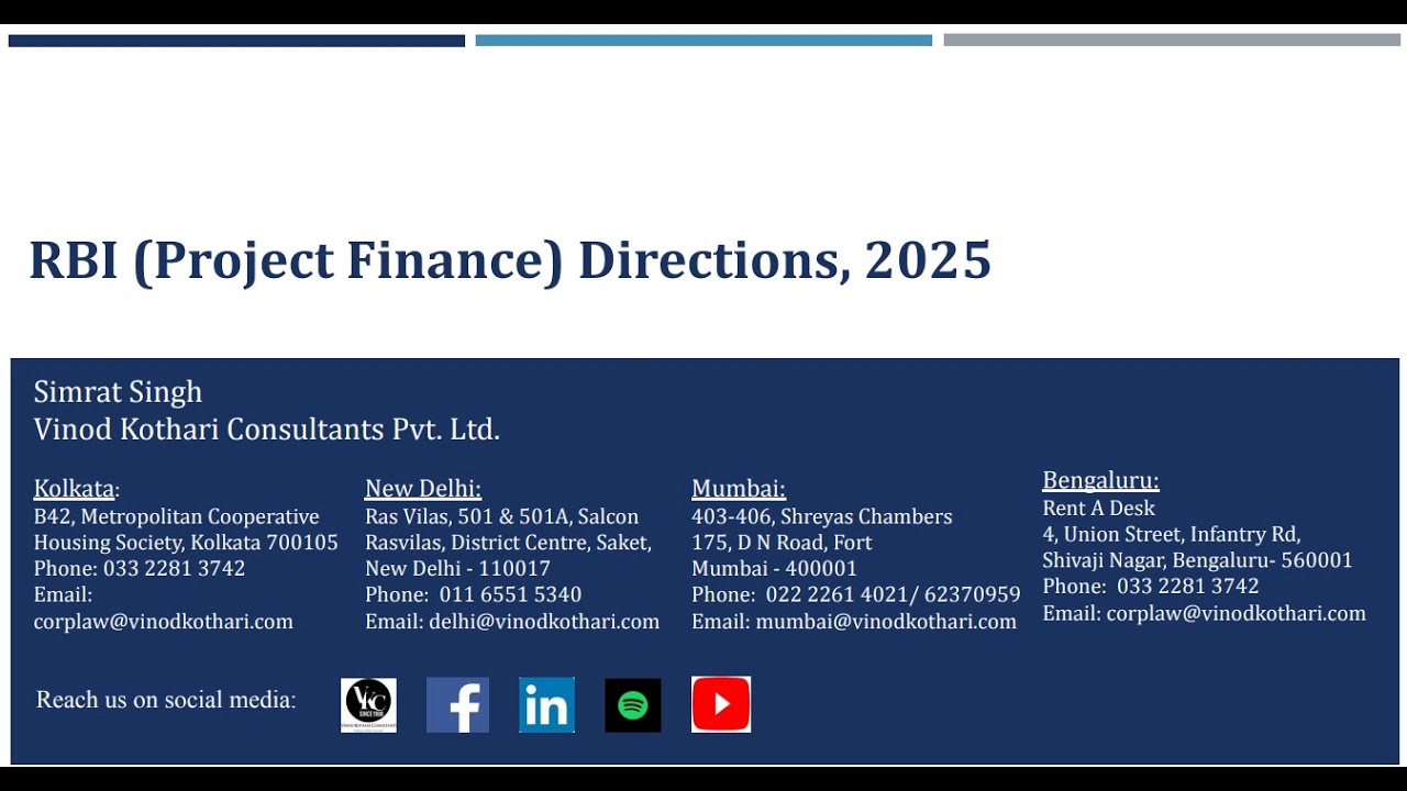 Project Finance Directions