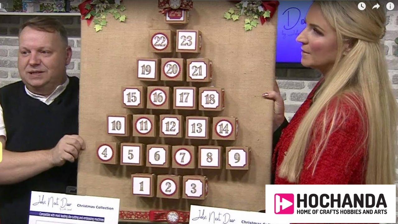 John Next Door Christmas Advent Calendar Crafting| Hochanda Home of Crafts Arts & Hobbies