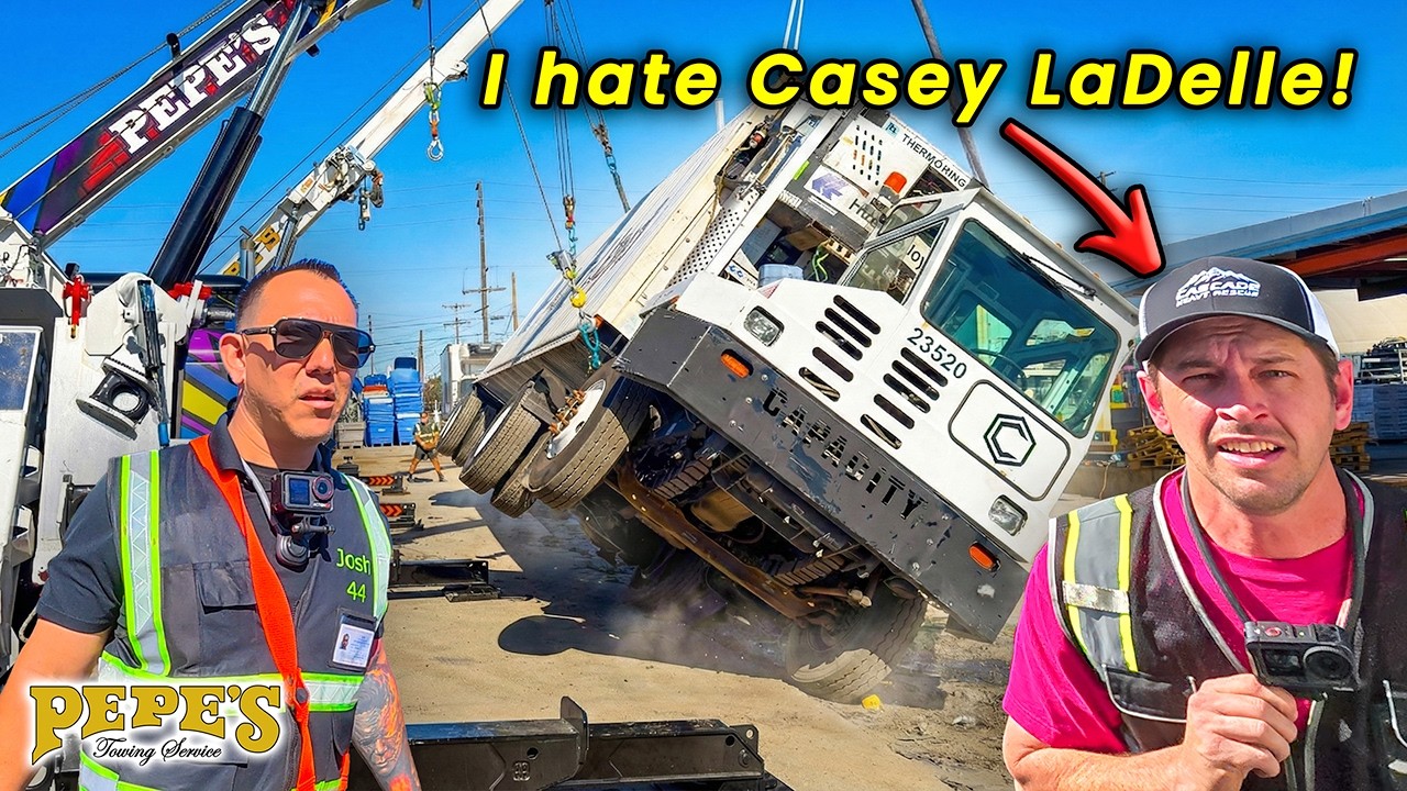 Pepe's Tow and Casey LaDelle Work A Rollover Together!