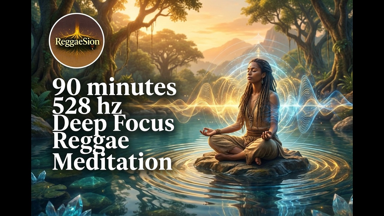 528 Hz Reggae Meditation 🌿 Deep Focus & Flow State | Spiritual Downtempo for Work & Breath