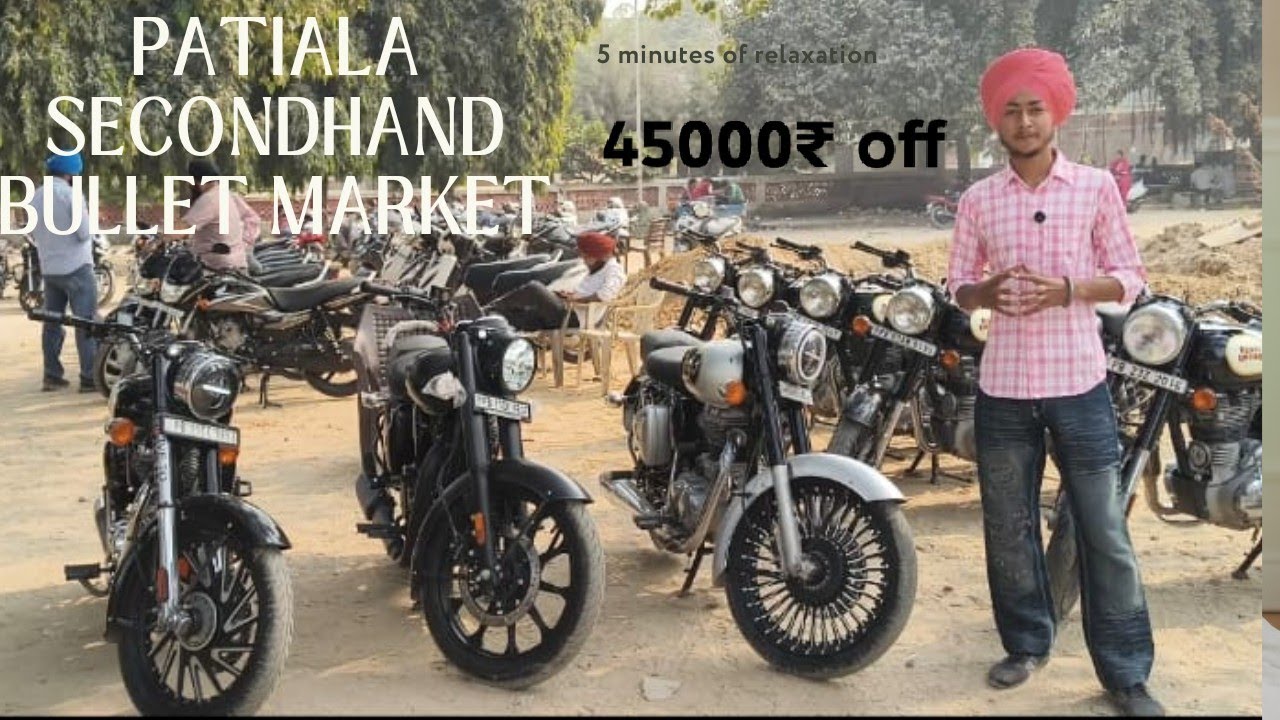 patiala secondhand bullet market sale @jashan1269  @chadha_auto_deals . Con. No=97386-70009