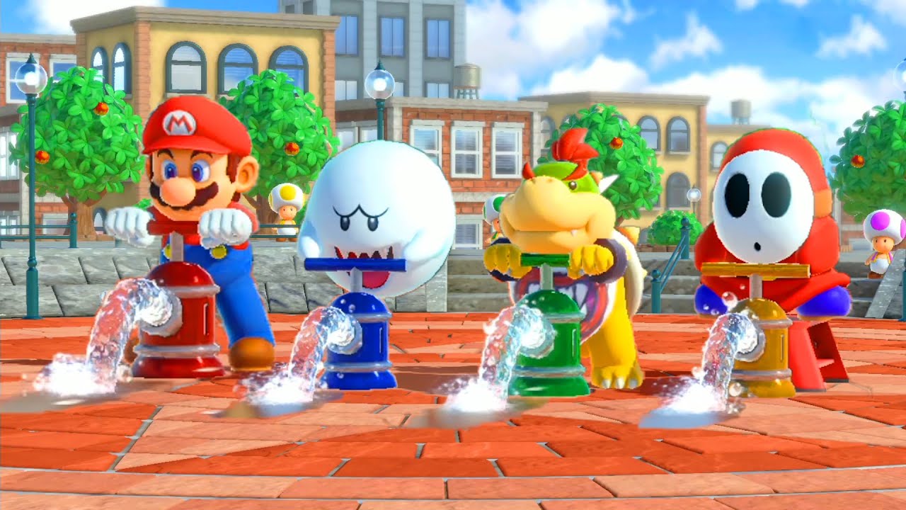 【スーパーマリオパーティ】ミニゲームマリオVsテレサVsクッパJrVsヘイホー(最強CPU｢たつじん」)
