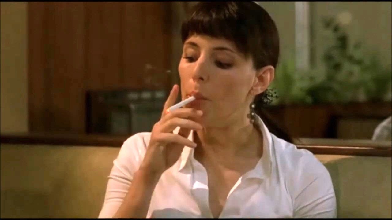 Madeleine Stowe smoking cigarette compilation Part 1 🚬