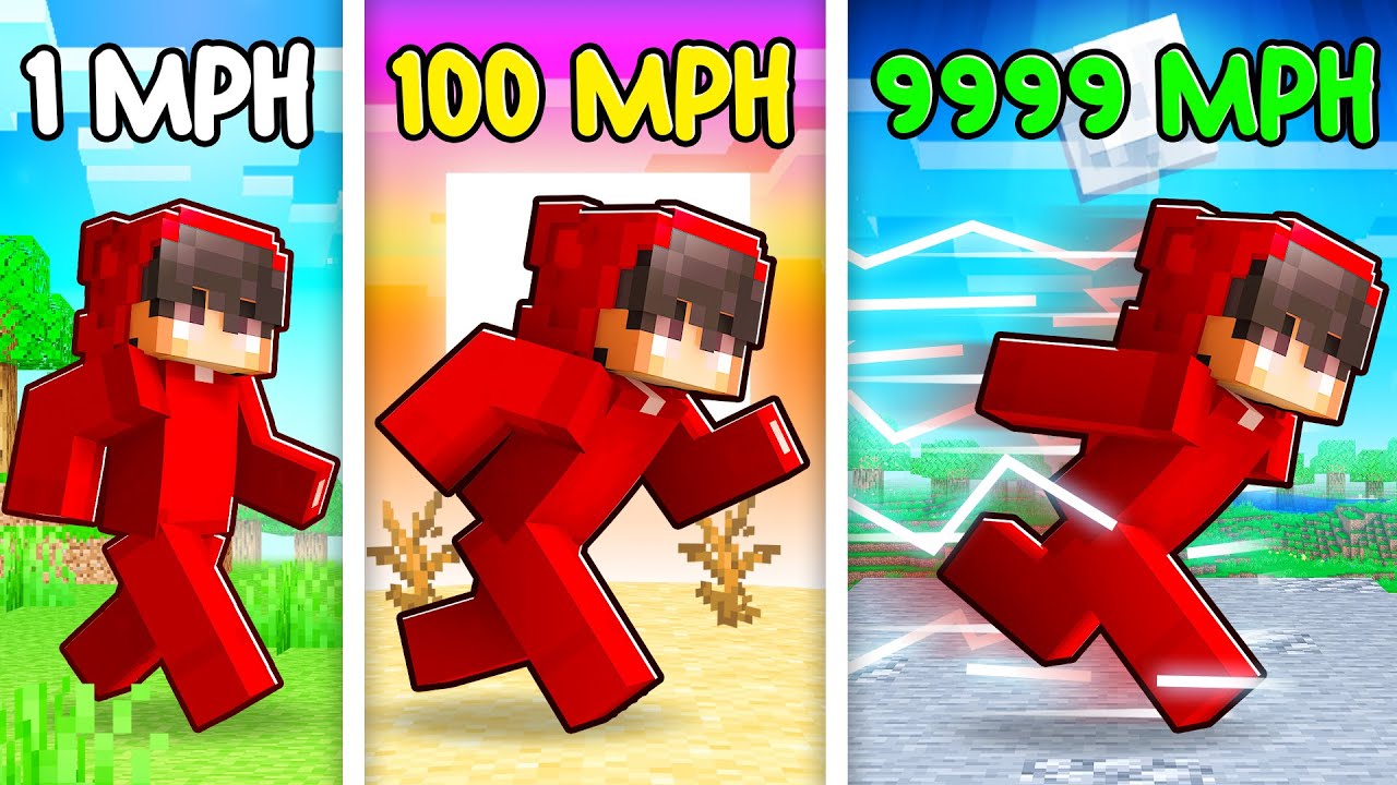 Разгон до 3 187 943 миль в час в Minecraft!