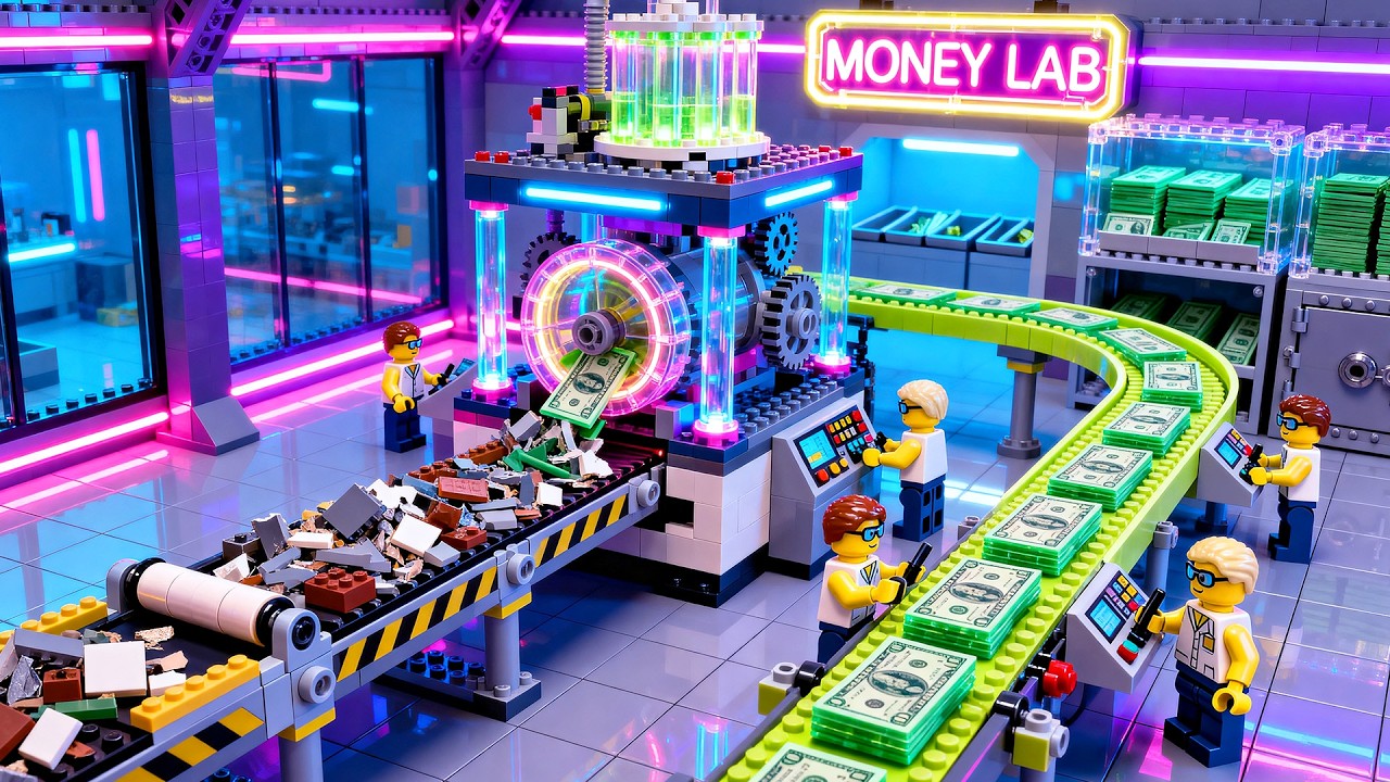 From Trash to Treasure: How Can This LEGO Factory Turn Trash into Cash? • Stop Motion Film