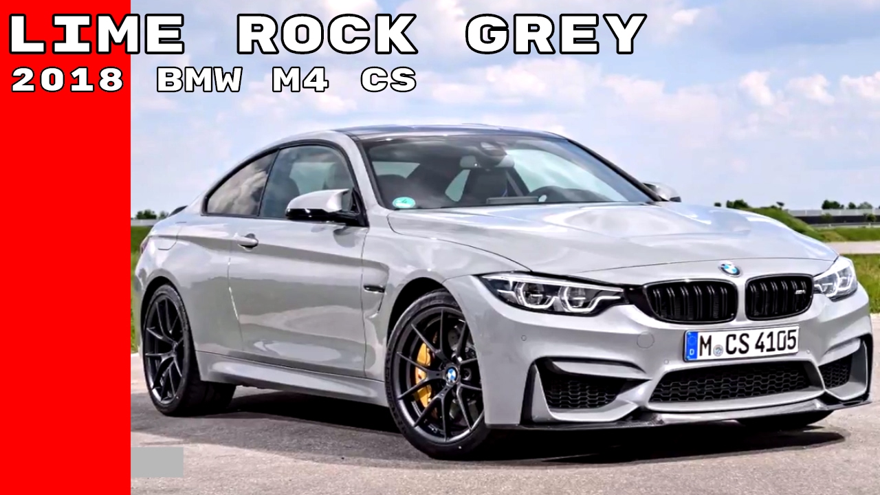 Lime Rock Grey 2018 BMW M4 CS