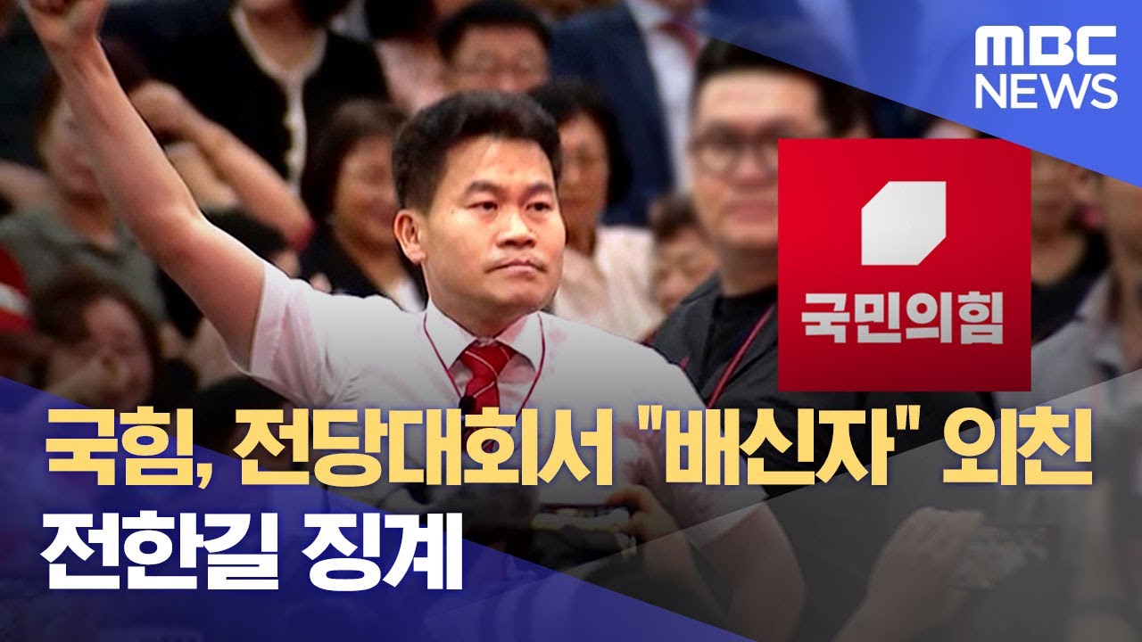 국힘, 전당대회서 