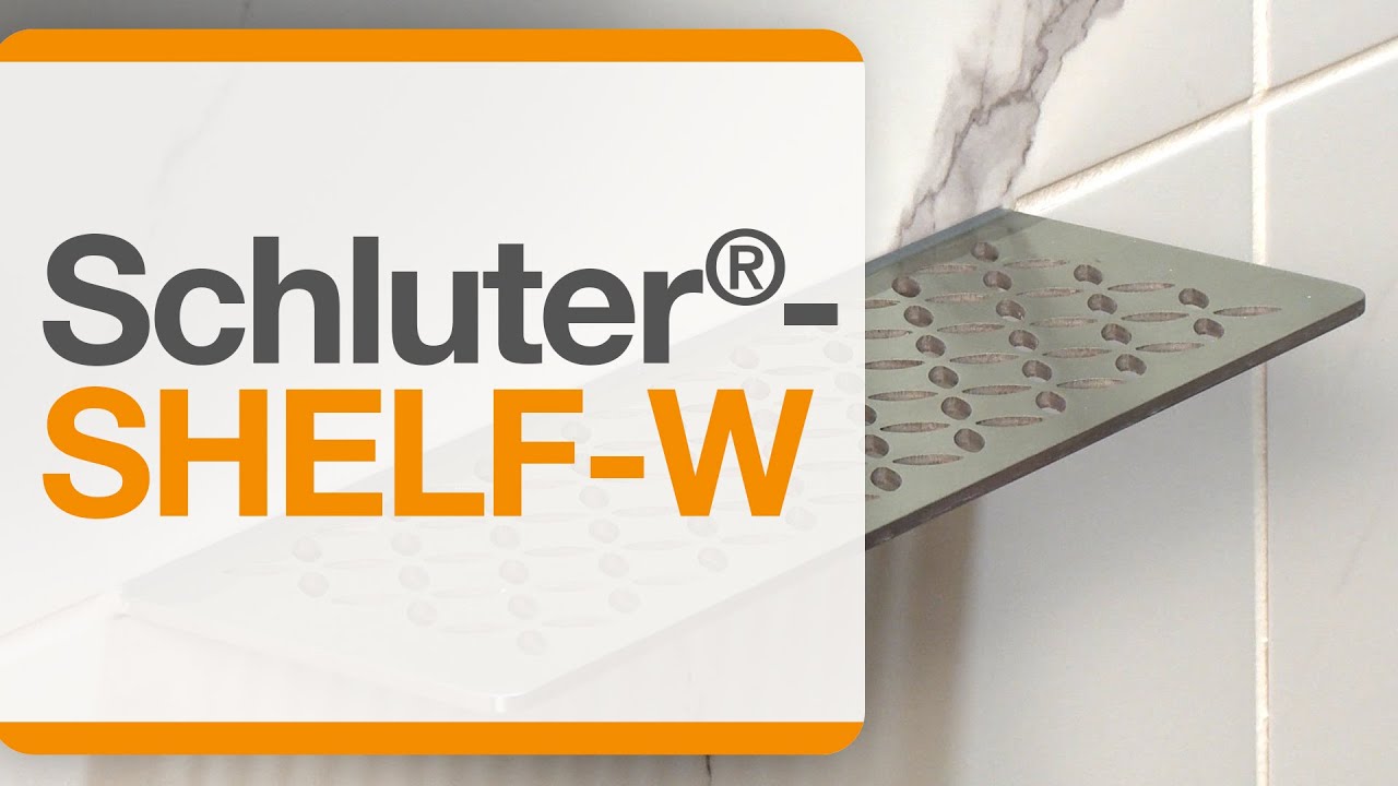 How to install the Schluter&reg;-SHELF-W