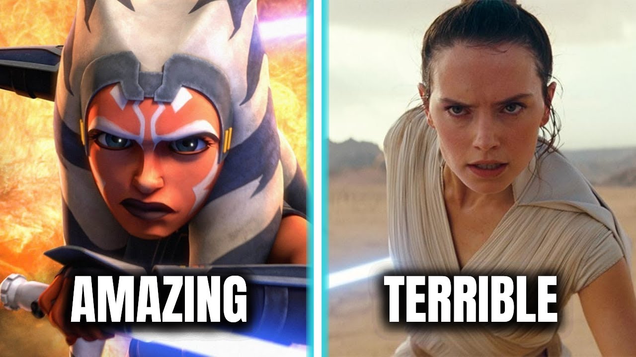 The GREAT Character of AHSOKA: Why Ahsoka is loved, but Rey is hated