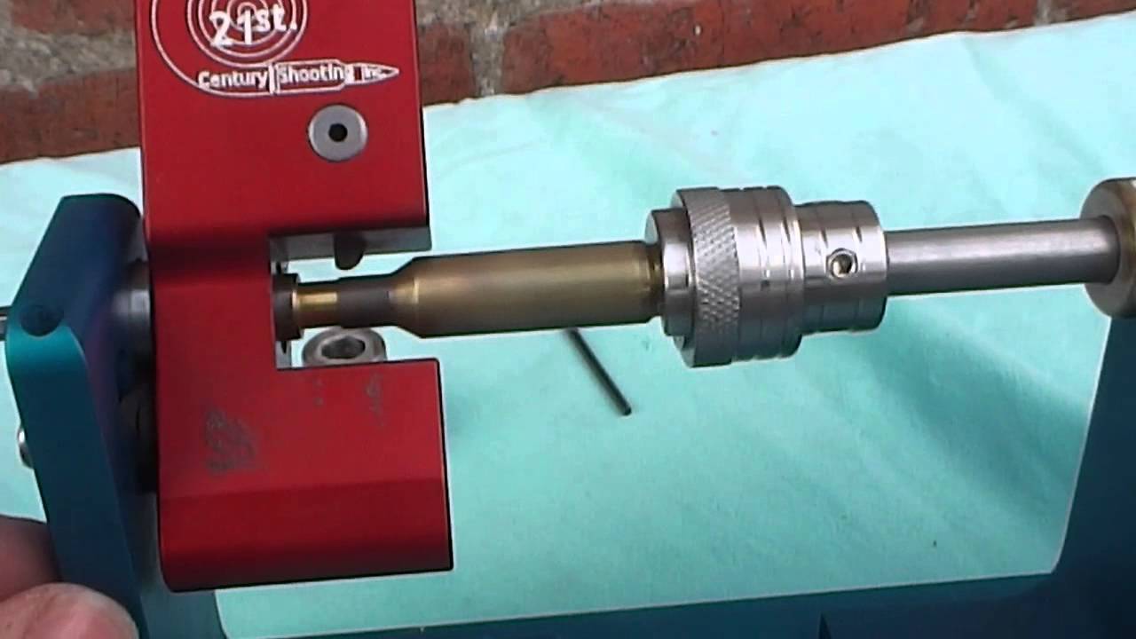 21stcenturyshooting.com Neck Turning Lathe - set up and use