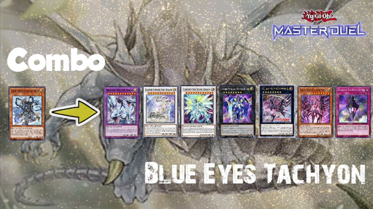Blue Eyes Tachyon combo Yugioh Master Duel