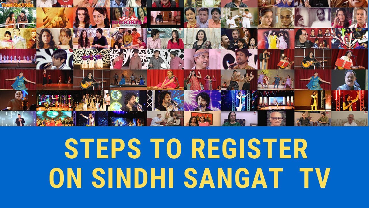 Steps to register on www.SindhiSangat.tv