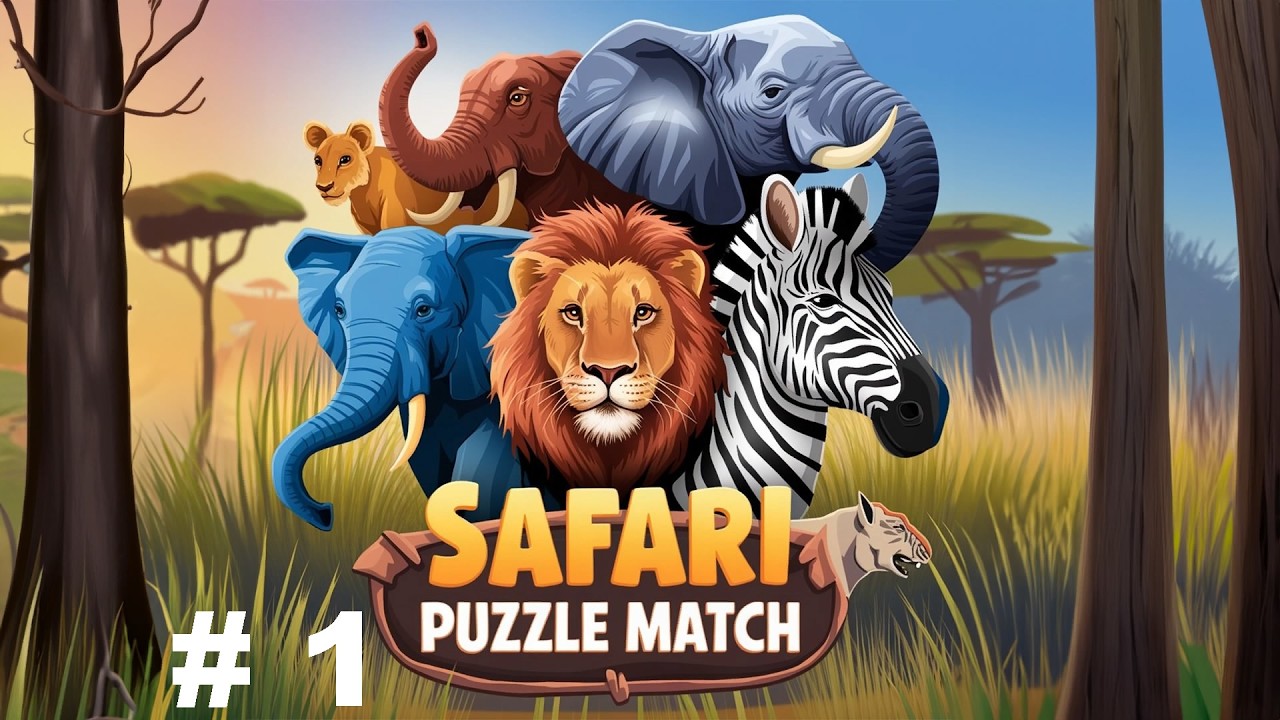 Safari Puzzle Match | Buscando la pareja del animal | # 1 | PS4