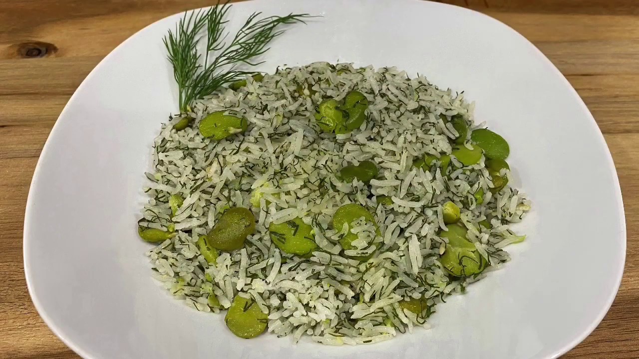 Fava Bean and Dill Rice