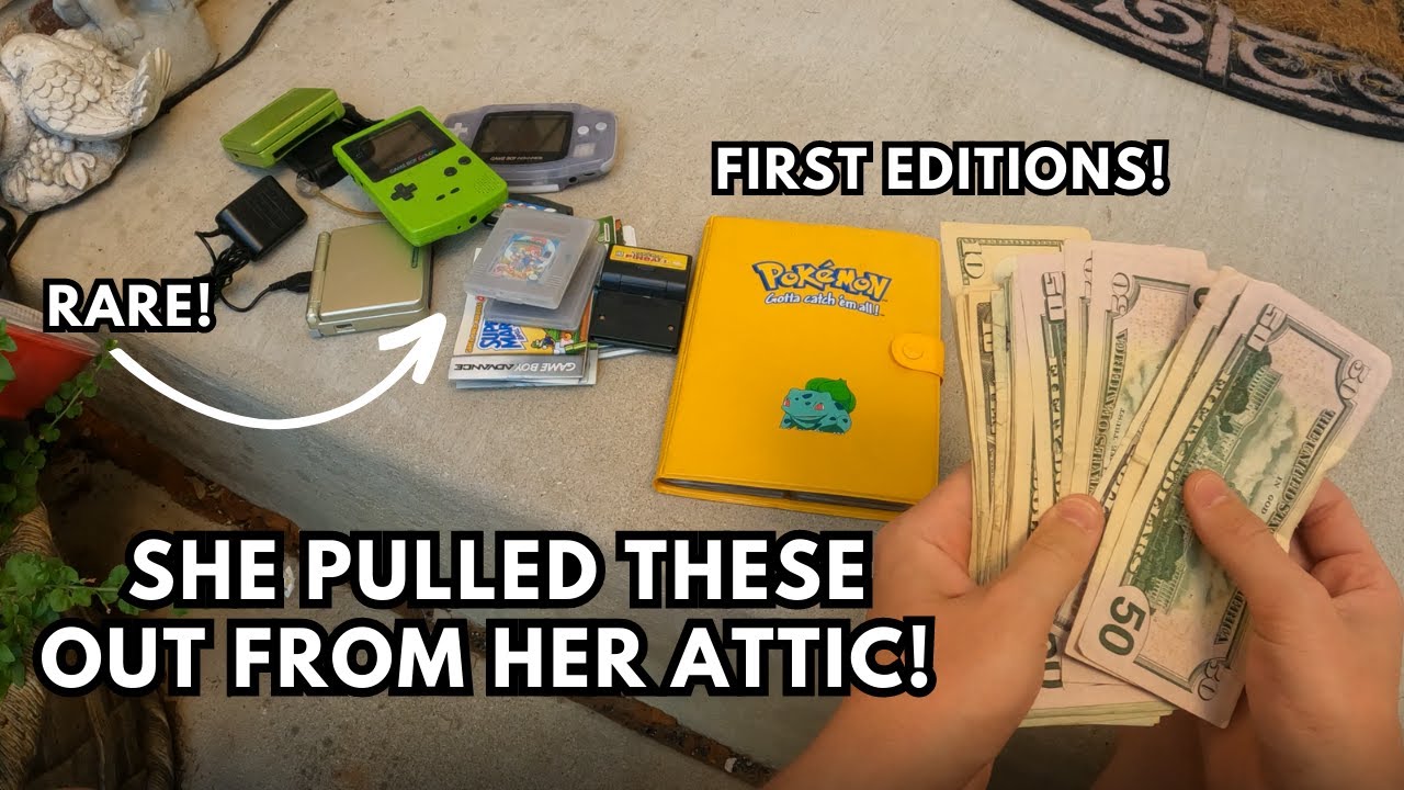 I FOUND A VINTAGE POKEMON CARD COLLECTION AT A GARAGE SALE