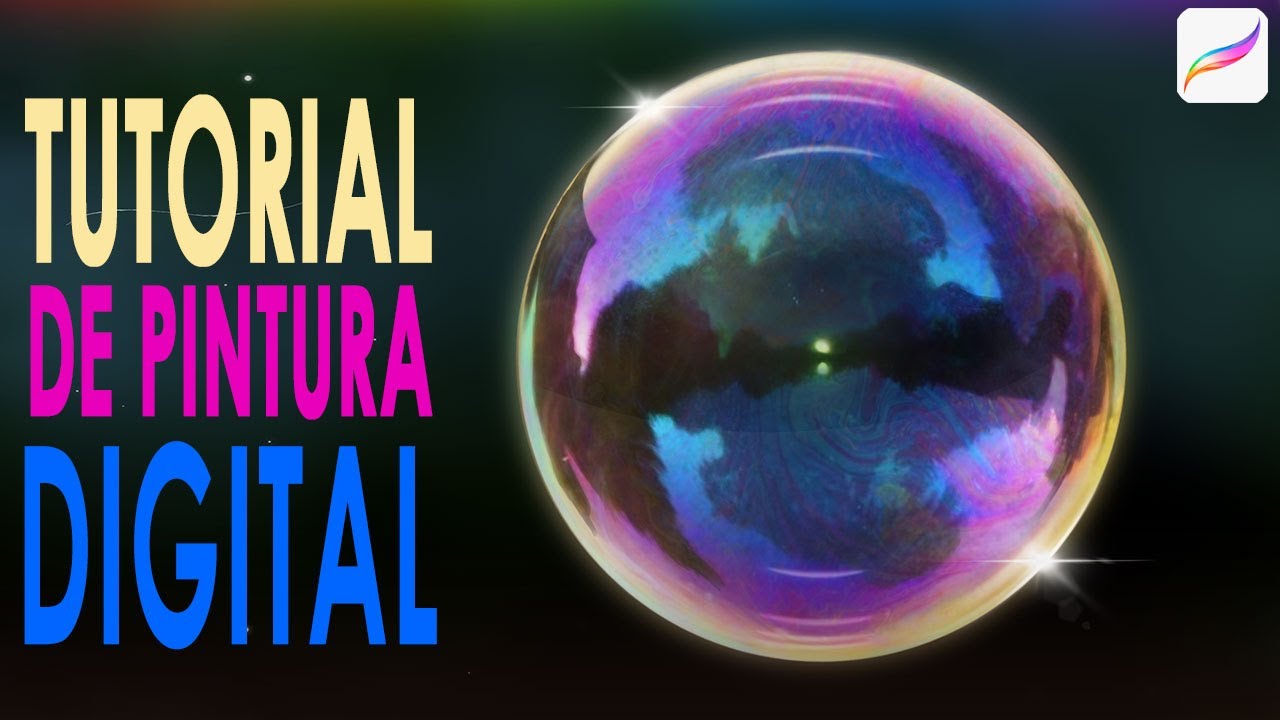 Tutorial de pintura digital: Cómo pintar una pompa de jabon realista