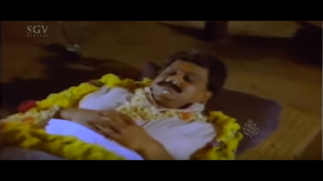 Muddina Mava Kannada Movie || Emotional Climax Scene || S P B | Shashikumar || Thara