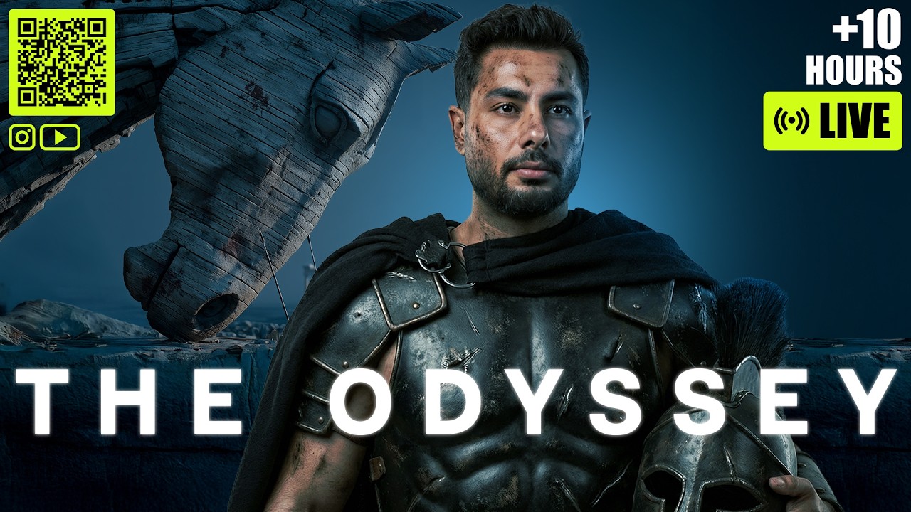 THE ODYSSEY - RELAX HANDPAN MUSIC - FULL FOCUS & SLEEPING +10 HOURS LIVE 🌧️🛡️