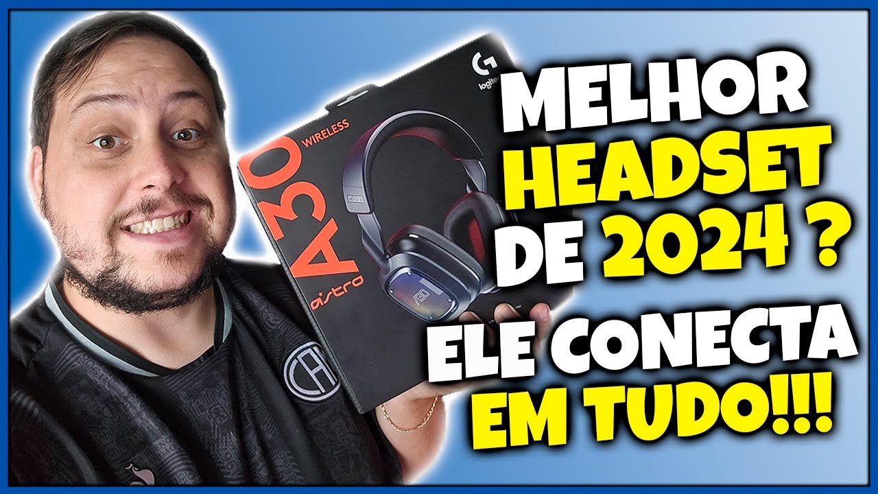 ASTRO A30 - UNBOXING e PRIMEIRAS IMPRESSOES! O melhor HEADSET para PS5, PC, MOBILE de 2024?
