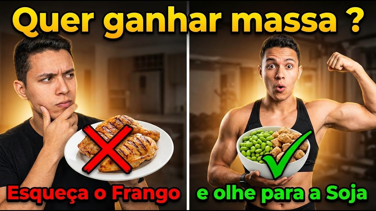 Quer ganhar massa Esqueça o Frango e olhe para a Soja