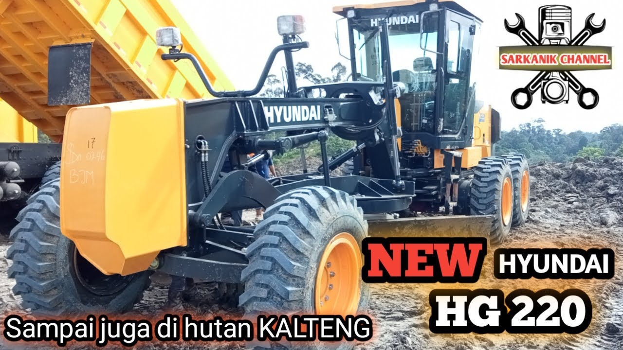 HYUNDAI HG220 // Alat berat // tambang batubara