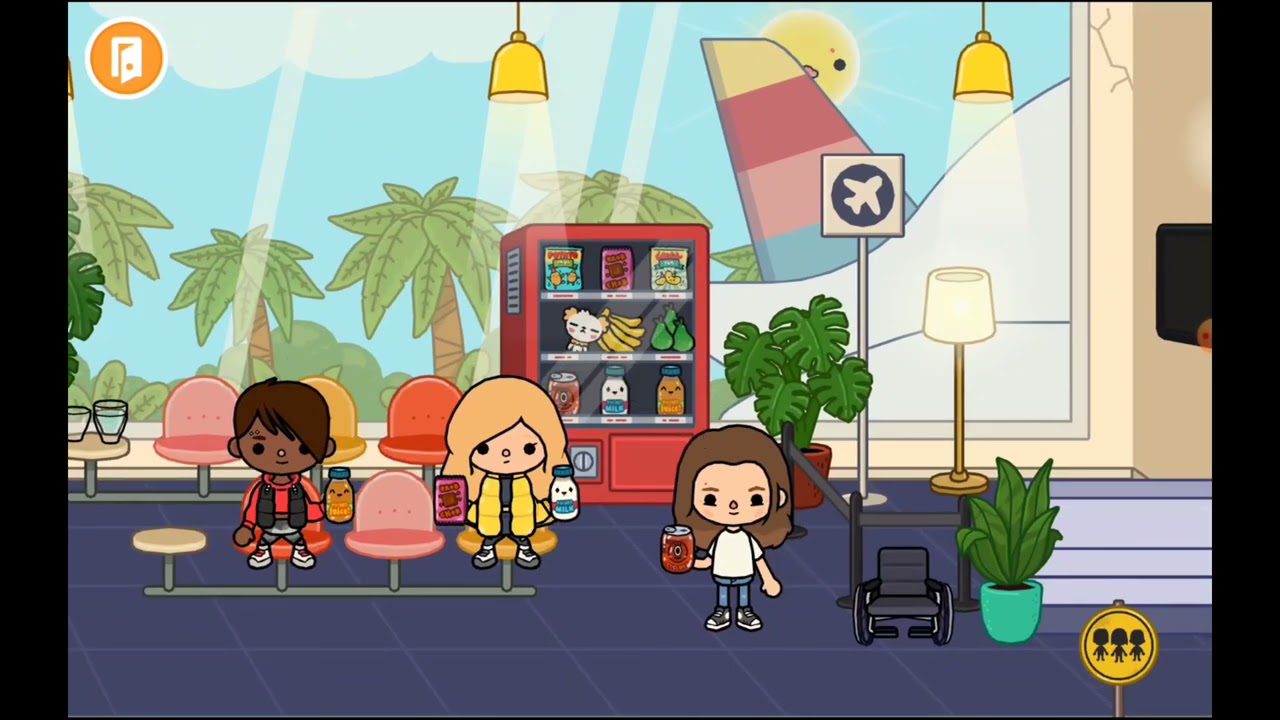 Toca boca. Ева и её друзья. || 1 серия ||~♡Тока бока модный особняк, аэропорт и университет-VVU