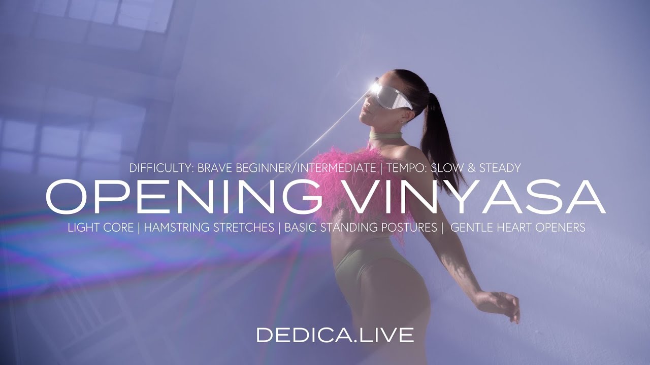 Slow & Steady Vinyasa | Core, Hamstring Stretches, Heart Openers, Standing Postures