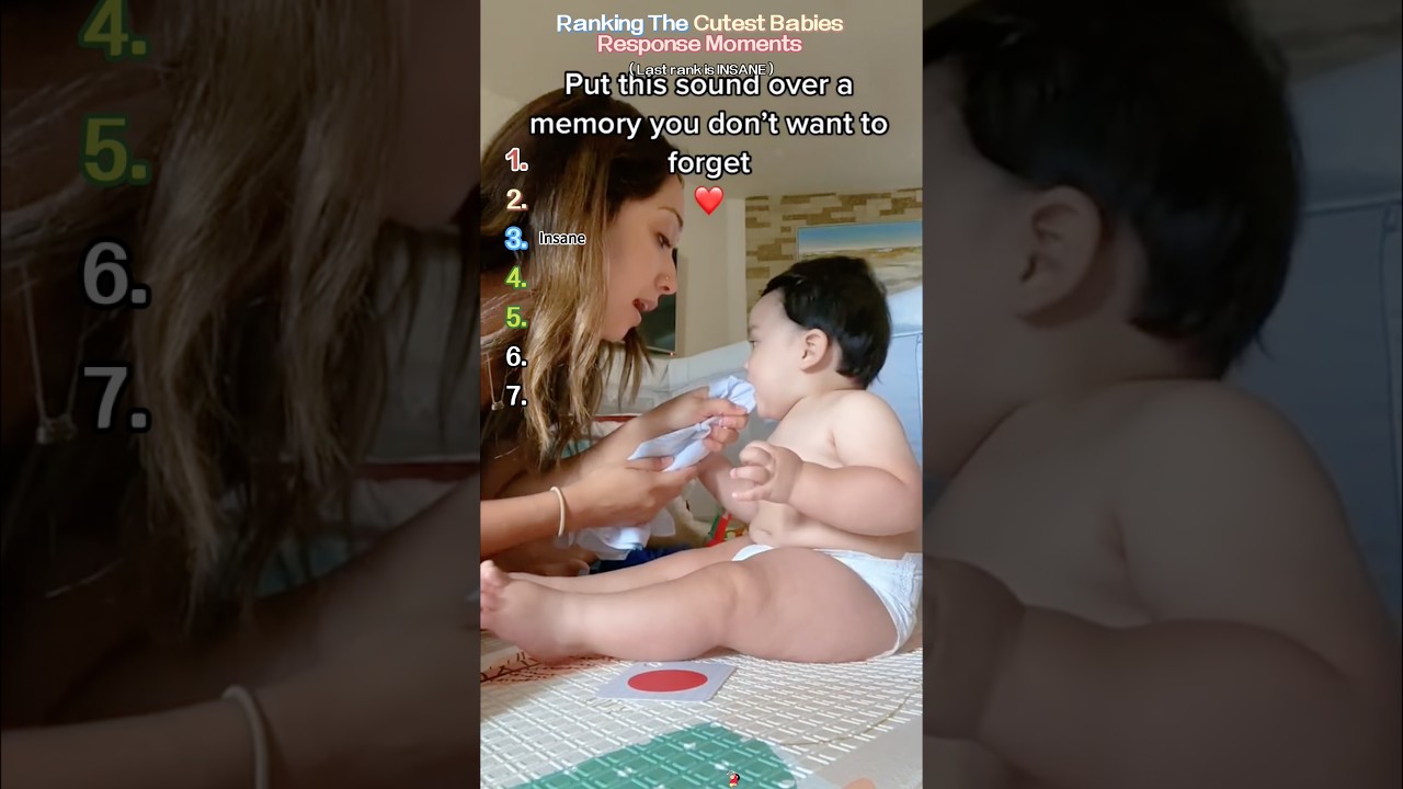 Ranking The Cutest Babies Response Moments #funny#baby#cute#foryou#usa